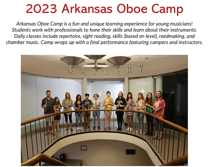 Oboe Camp